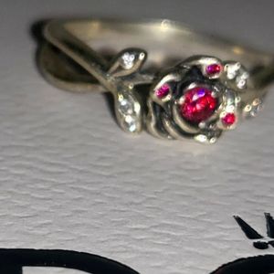 Pandora Beauty & the Beast Ring sz5